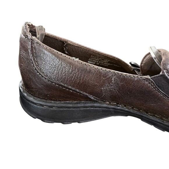 GH Bass & Co Womens Bradshaw Leather Brown Slip On Loafers Flats Comfort Shoes 9 - Picture 3 of 16